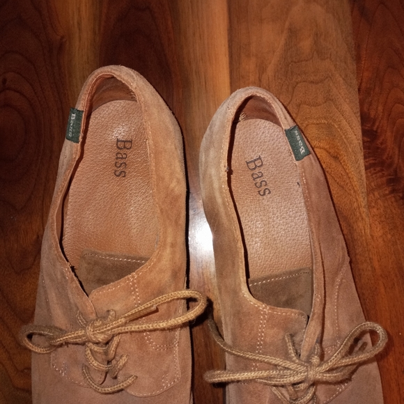 Mens Bass Leather Shoes - Picture 3 of 9